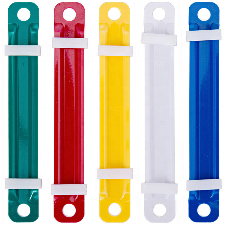 80MM(3.1 inch )plastic coloful hardware/metal  paper file  fastener