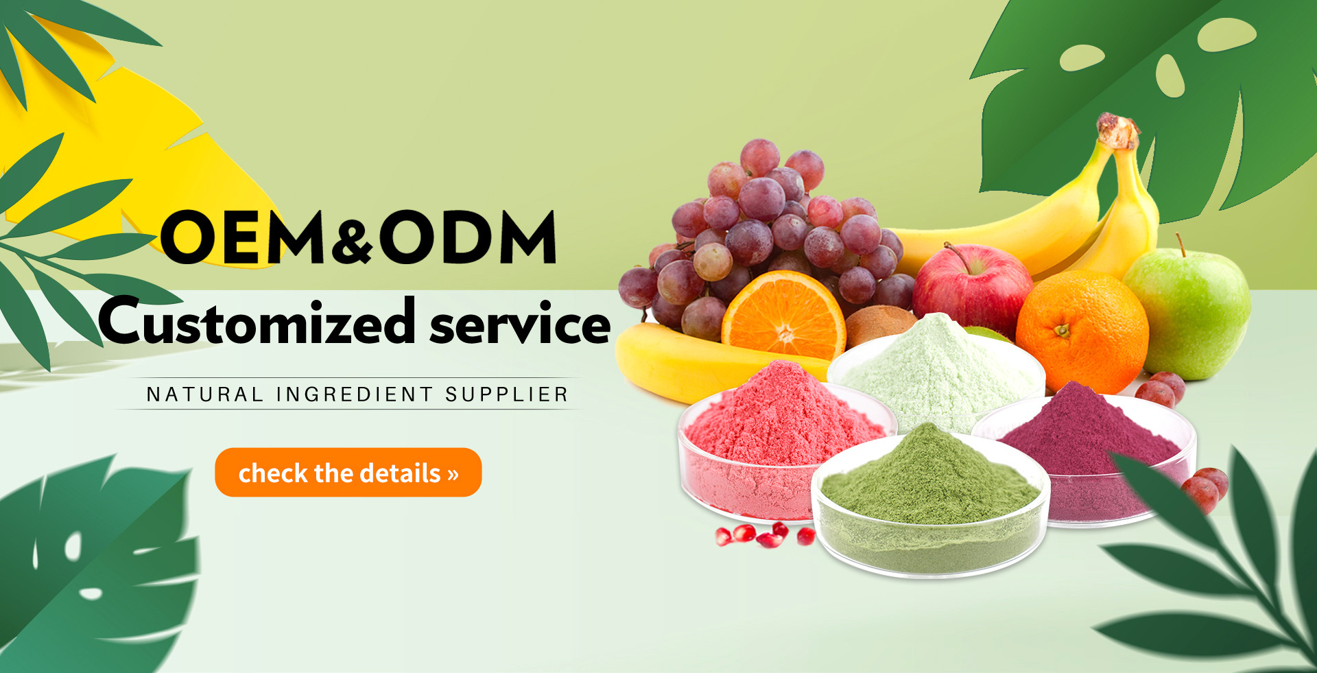 Wholesale high quality organic green apple juice concentrate powder