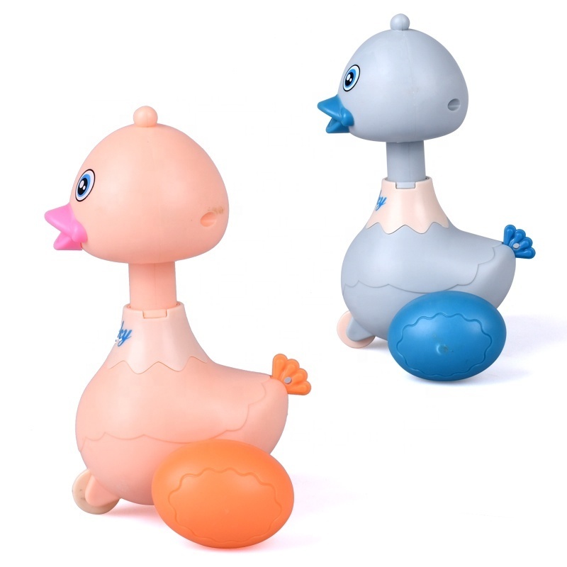 educational plastic swing duck toys press for children