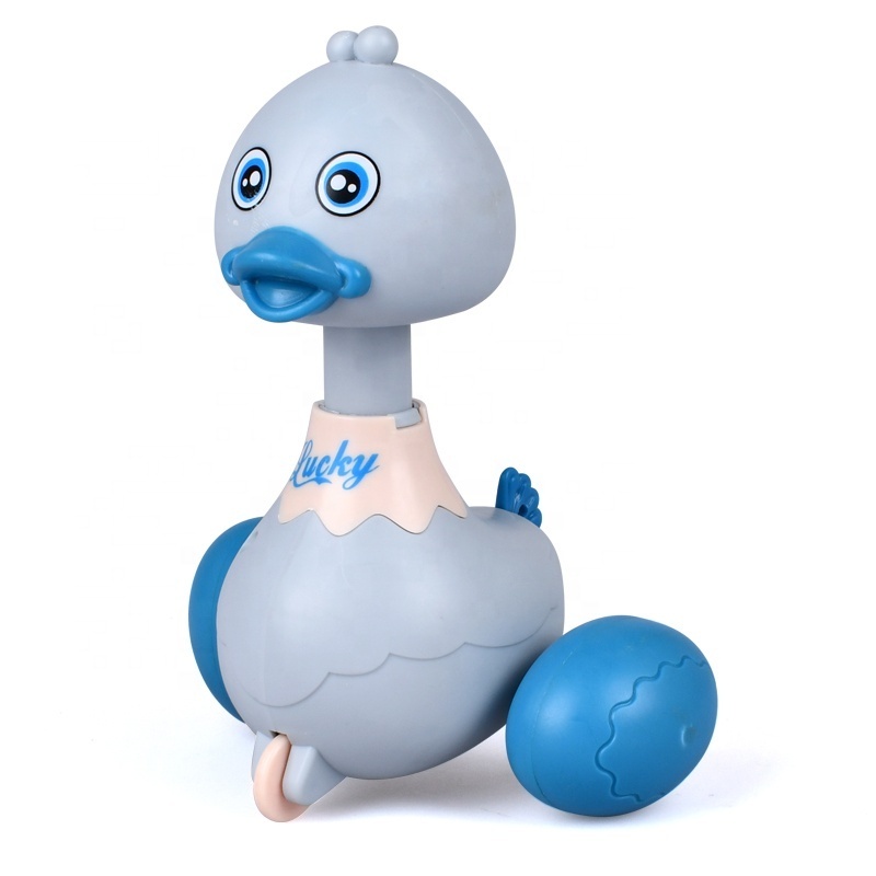 educational plastic swing duck toys press for children