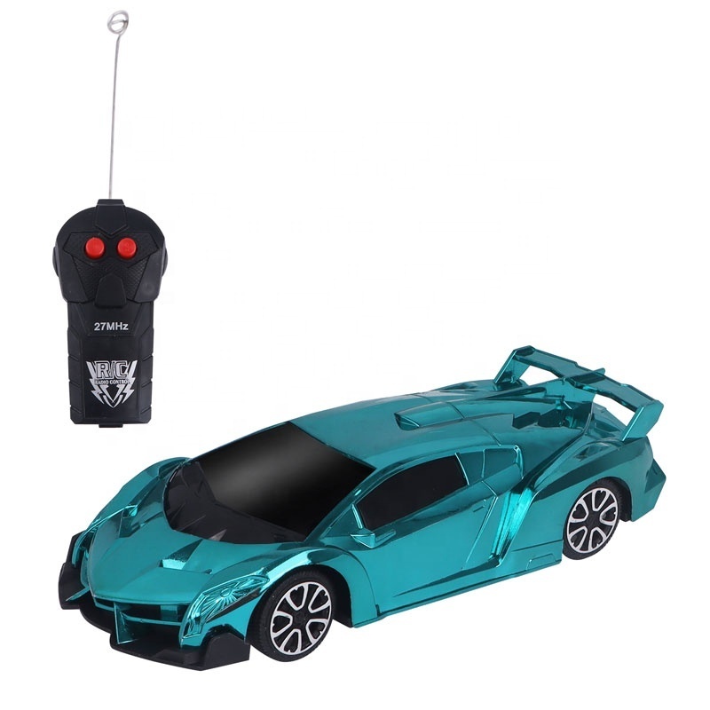 electroplate 2 channel 1/18 scale rc toys remote control car for adults