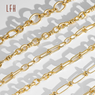 Customized 18K Solid Gold fine 2024 chain, long adjustable chain, necklace , real 18K gold AU750 solid gold necklace