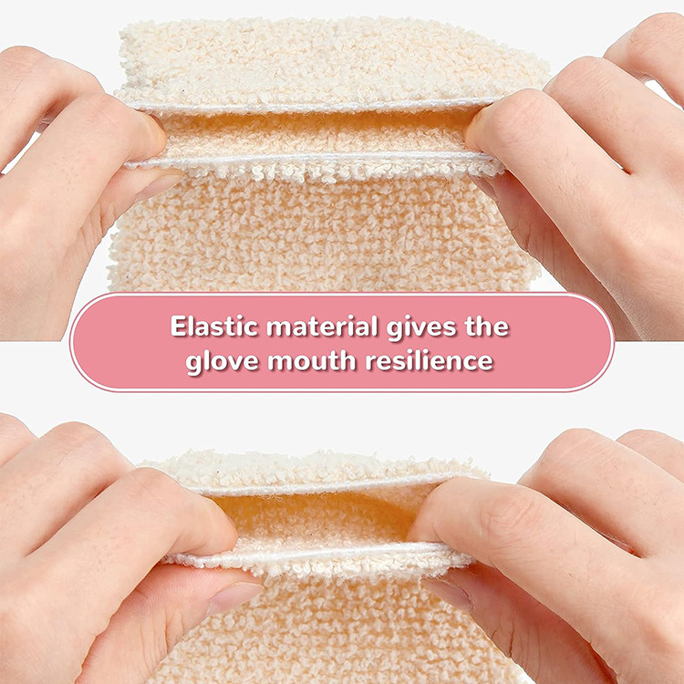 Eco-friendly Natural Exfoliating Sisal Hemp Fiber Loofah Glove Mitt Mitten Bath Sponge Scrubber Remove Dead Skin Gloves