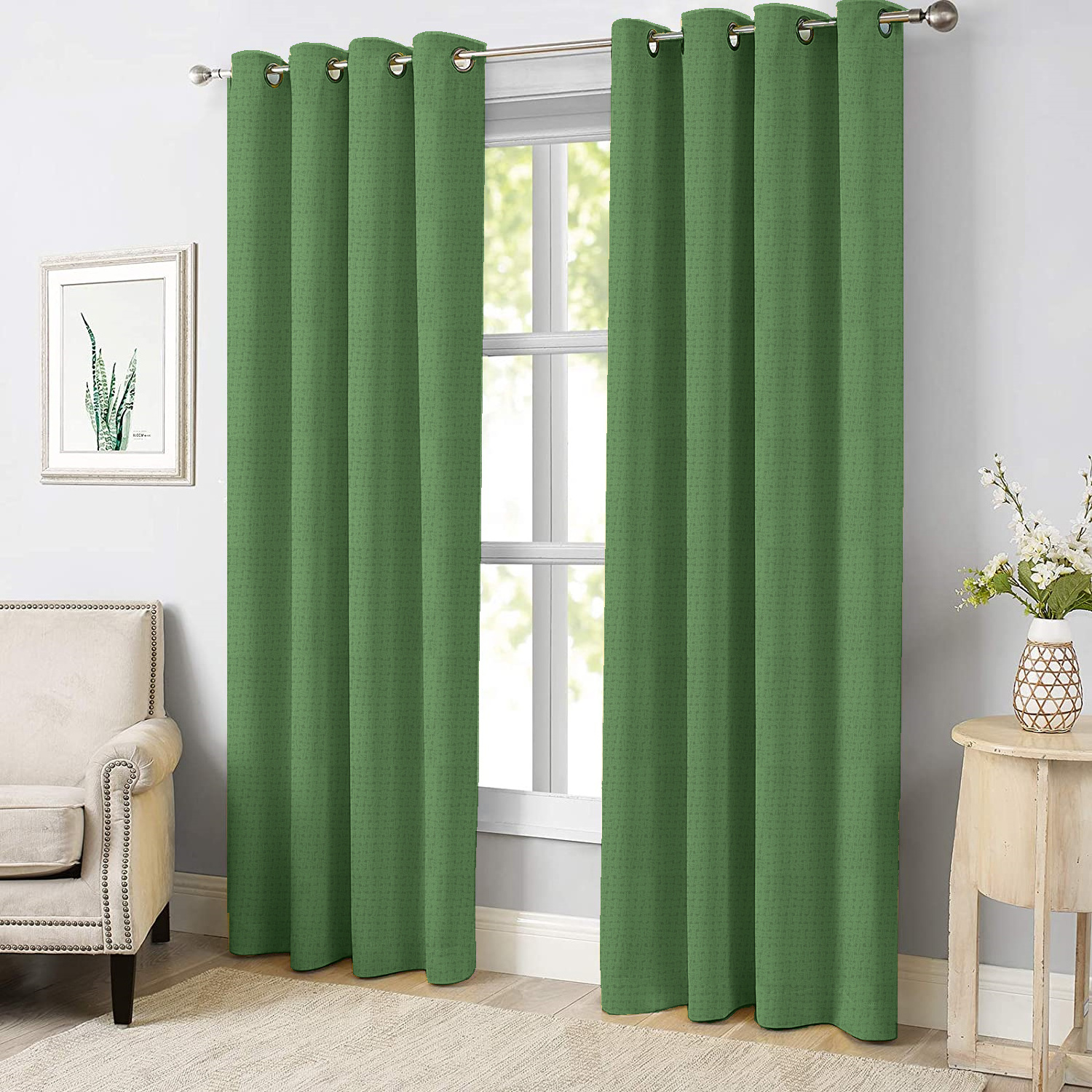 Thermal Insulated Noise Reducing High Shading Rate 3D Embossed Blackout Window Curtain For Living room Bed Room