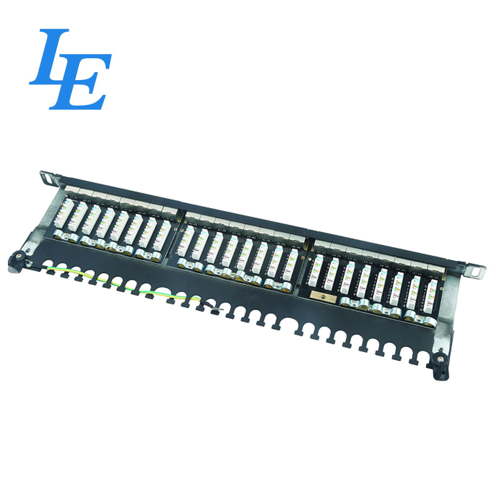 LE 12 Port Fiber Patch Panel LC Wall Mount Fiber Patch Panel MPO Cassettes Patch Panel