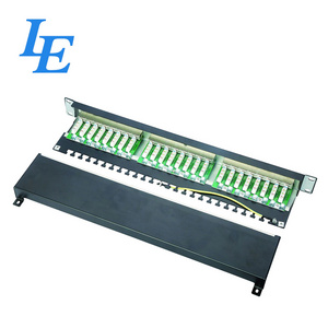 LE 12 Port Fiber Patch Panel LC Wall Mount Fiber Patch Panel MPO Cassettes Patch Panel