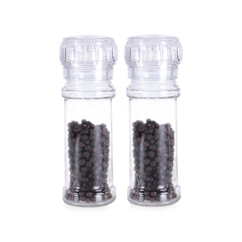 Manual Black Plastic Pepper Grinder Dry Spice Grinder Salt Pepper Mills Herb Mill