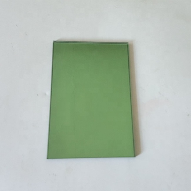 Wholesale customized decorative wall green glass mirror