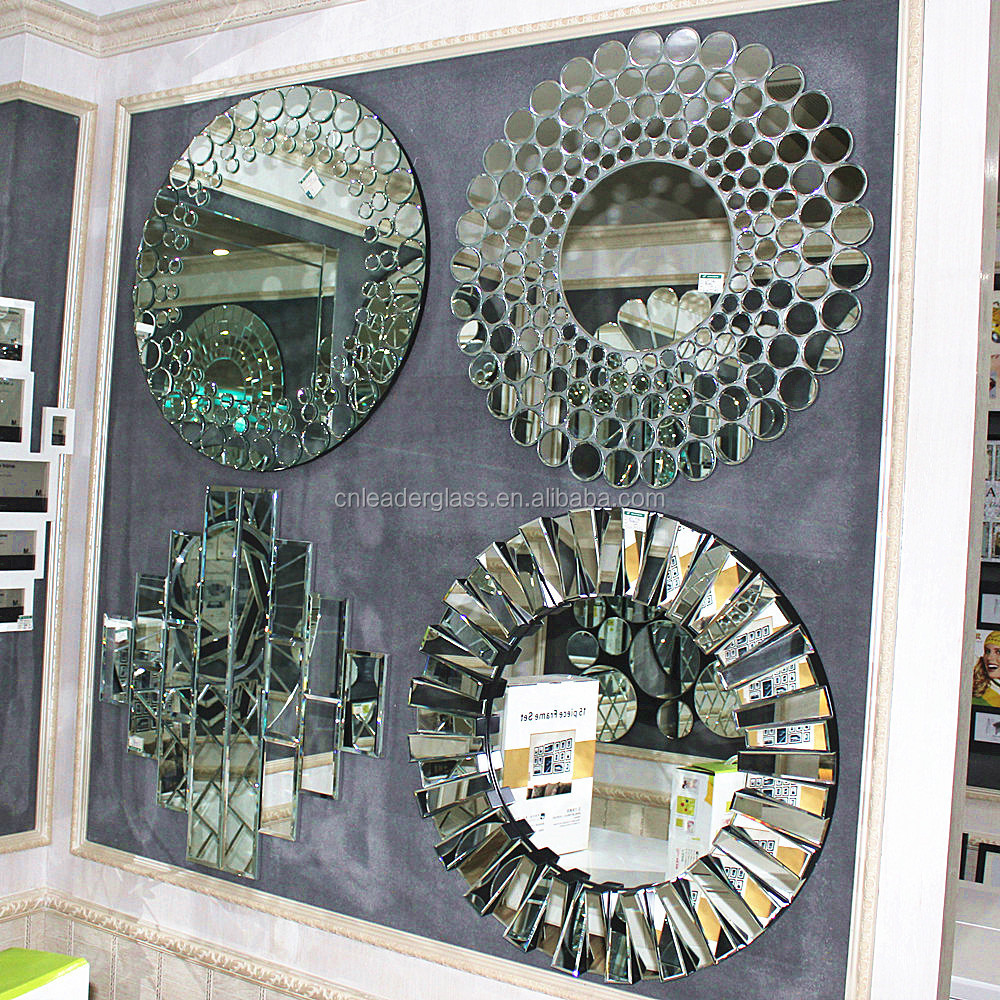 Good Reputation Circular Collage Mirror For Decoration