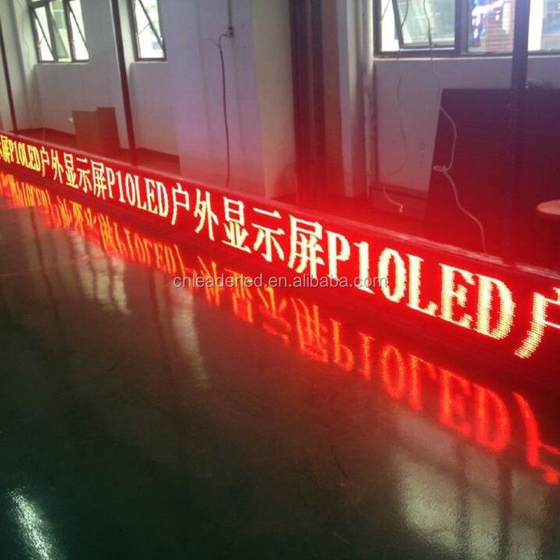 Electronic programmable custom advertising led scrolling running text display sign board