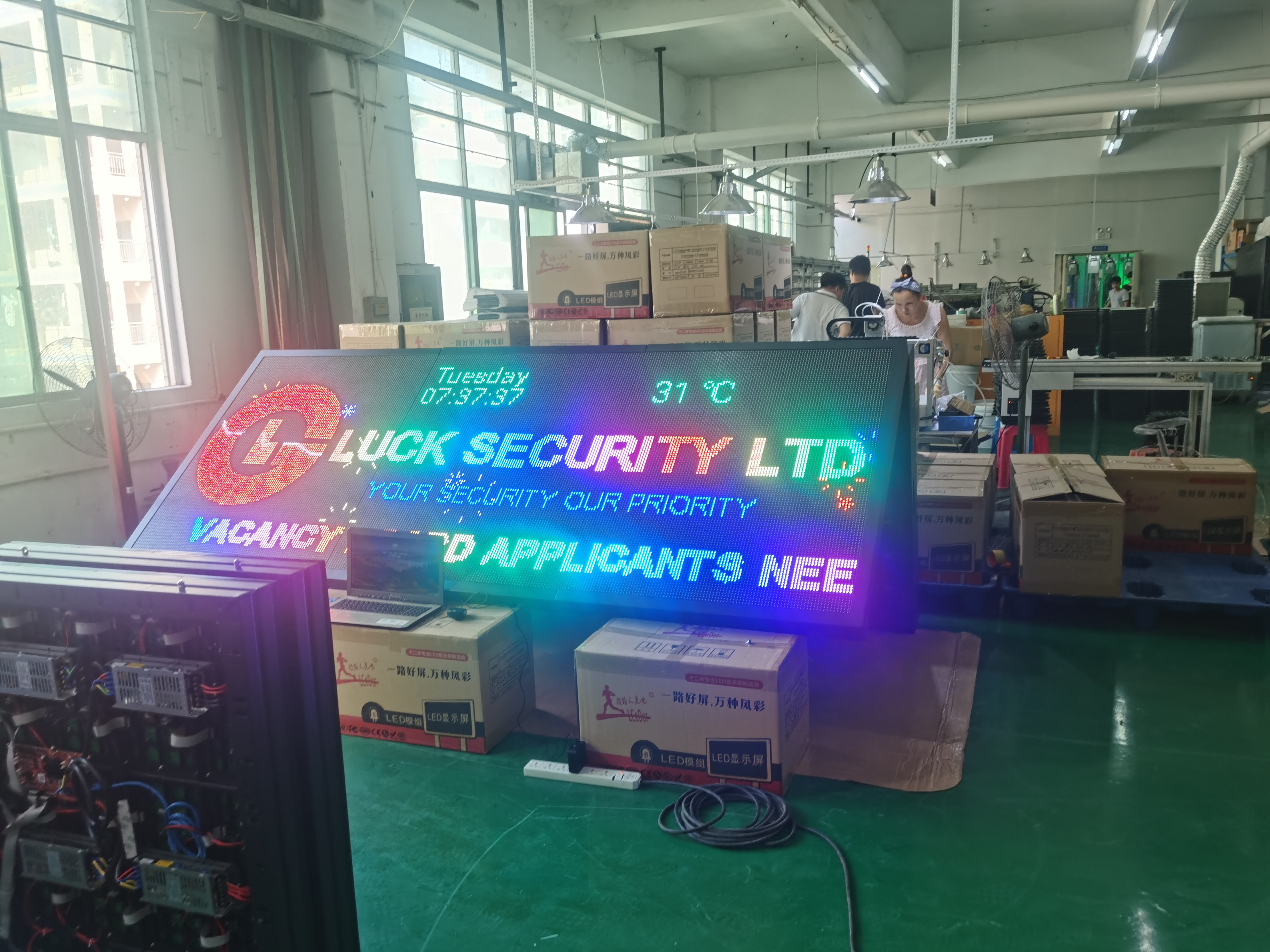 Programmable Multi-color LED Digital Scrolling Message Board led banner Sign Board