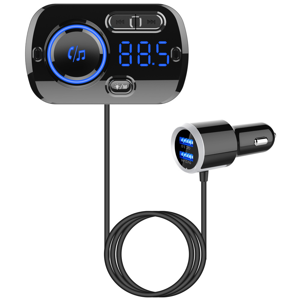 New arrival Car Kit Bluetooth mp3 Player with fm Transmitter BC49DQ LED Display