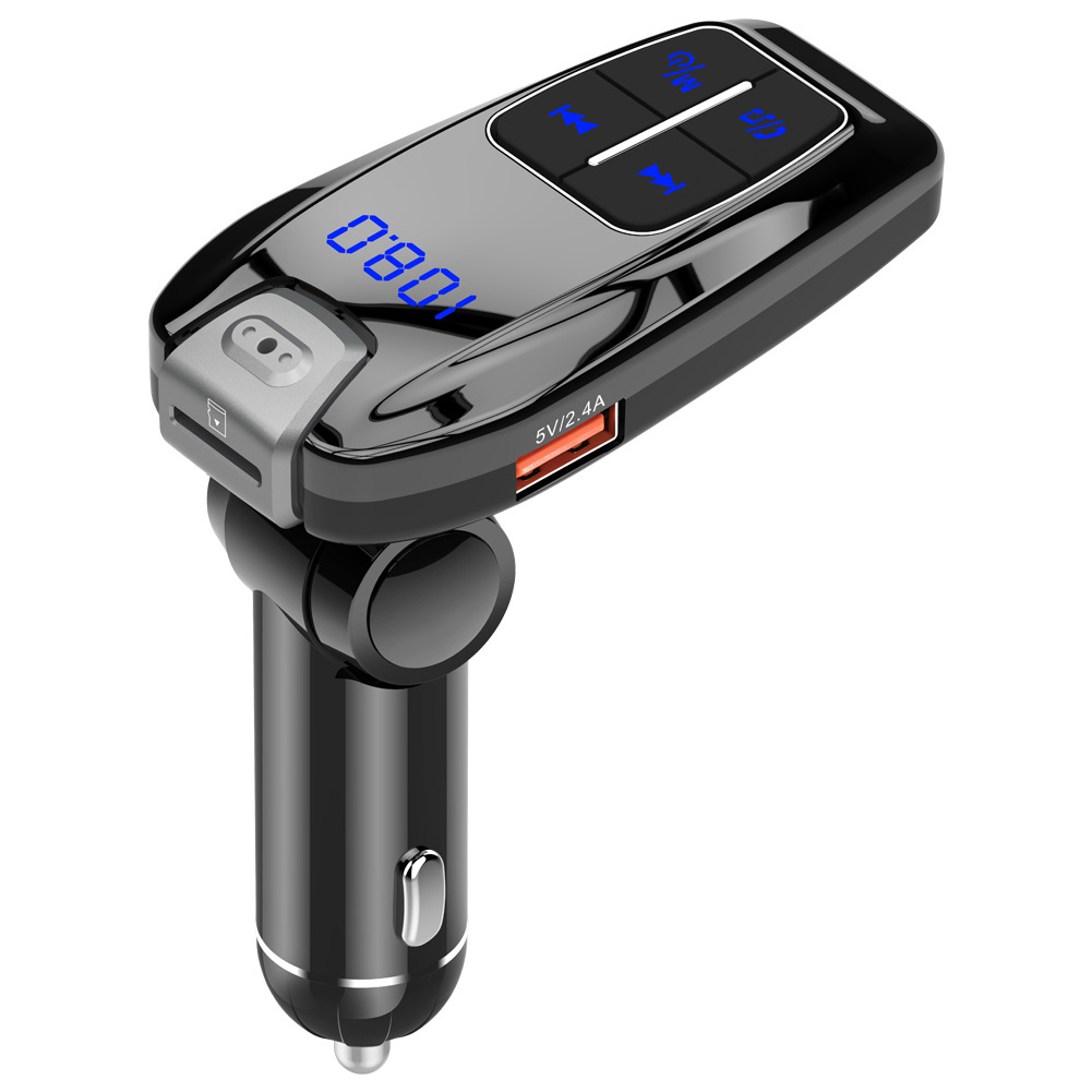 FM Transmitter Handsfree Car Kit MP3 Player With Digital PD3.0 Dual USB Car Charger FM Modulator Transmitter