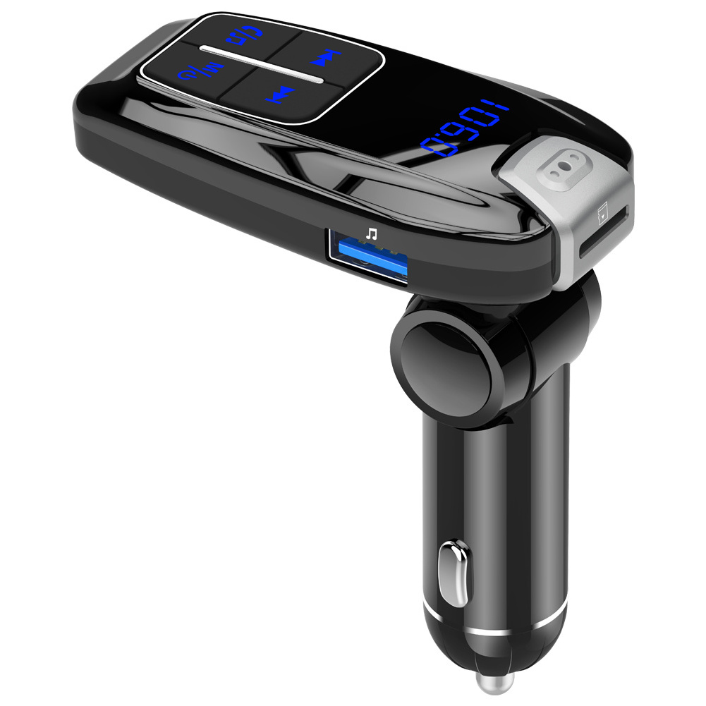 FM Transmitter Handsfree Car Kit MP3 Player With Digital PD3.0 Dual USB Car Charger FM Modulator Transmitter