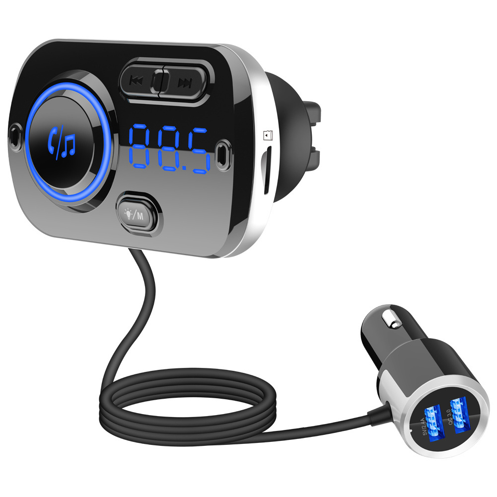 New arrival Car Kit Bluetooth mp3 Player with fm Transmitter BC49DQ LED Display