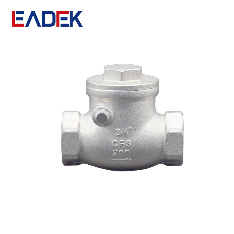 Stainless Steel 304/316 Thread Connection Ball Check Valve Swing Check Valve