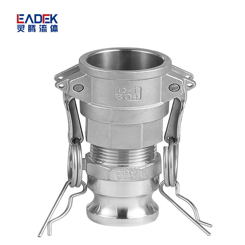 Pipe  Fittings Quick Couplings Stainless Steel 304/316 Camlock Camlock Quick Couplings Hose Clamps