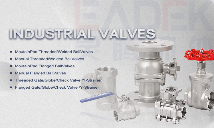 Class 150LB CF8 Stainless Steel Ball Valve Operating By Handle ANSI Stainless Steel Ball Valve