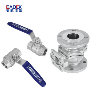 Low MOQ 1/8" 3/8" 1/4"  Stainless Steel One Way Valve 2PC NPT Female 1000wog Low Pressure Ball Valve