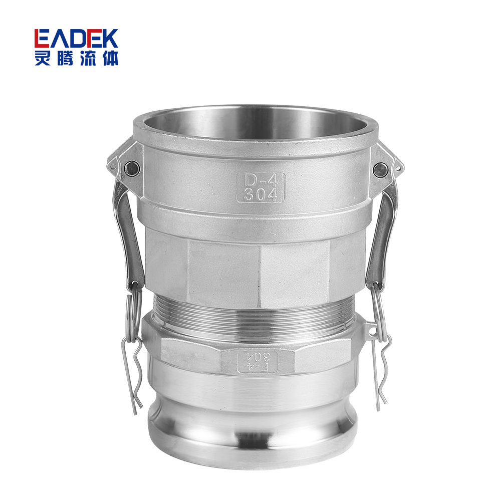 Pipe  Fittings Quick Couplings Stainless Steel 304/316 Camlock Camlock Quick Couplings Hose Clamps