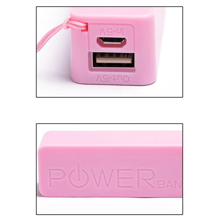 wholesale promotion gifts ultra mini cheap colorful power banks with logo and keychain power bank portable charger for phones