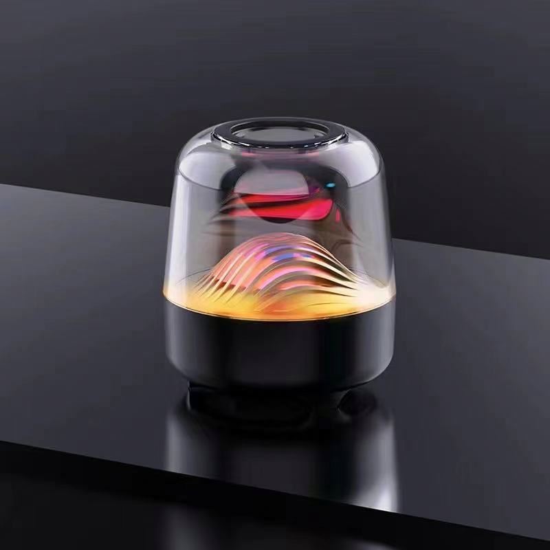 Dazzling lights wireless bt  speaker mobile computer subwoofer glazed small audio