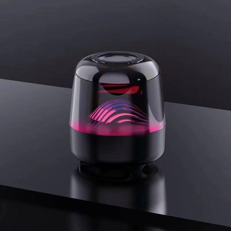 Dazzling lights wireless bt  speaker mobile computer subwoofer glazed small audio