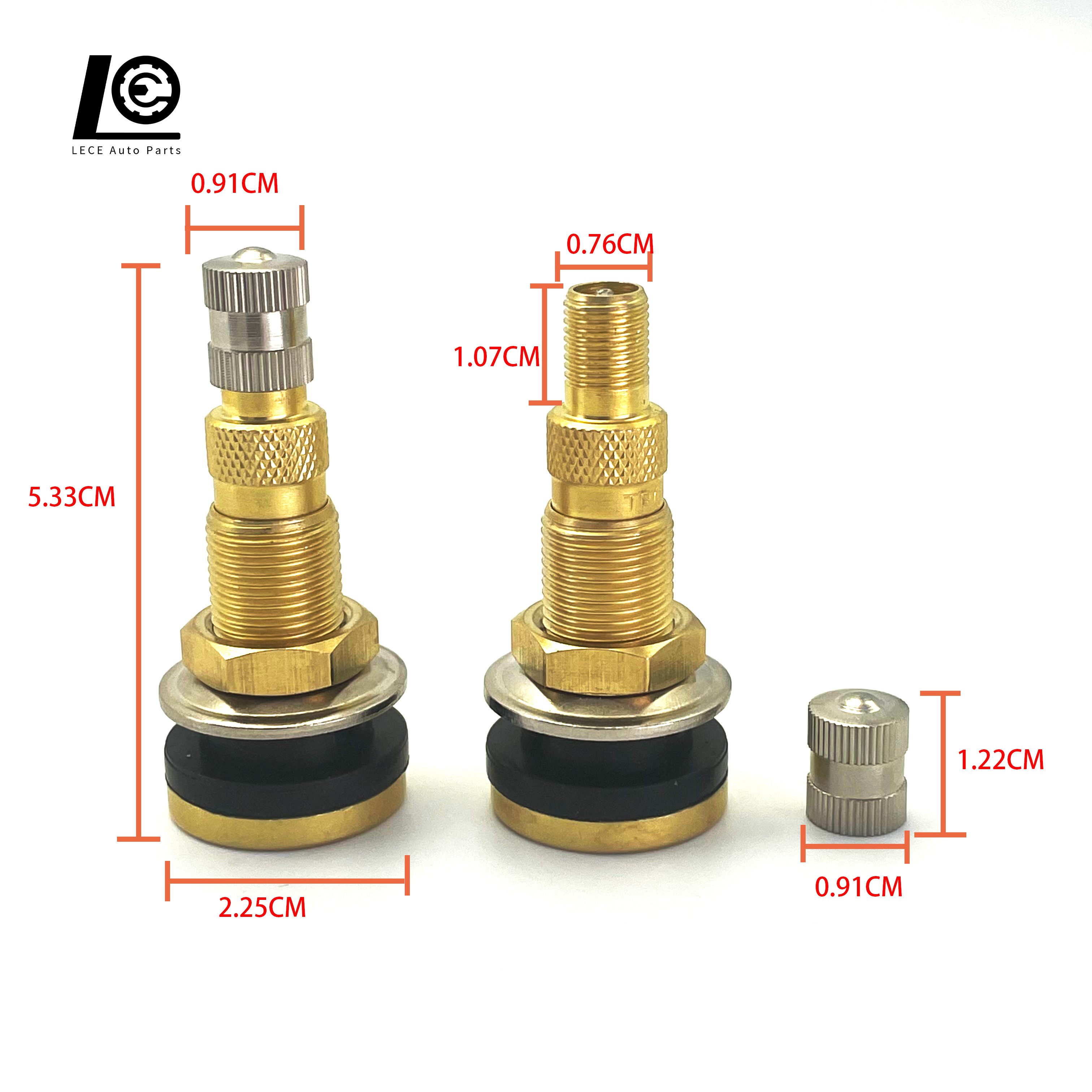 Tire Valves High Quality Brass Tire Valve Stem Core TRCH3 Factory Direct Supply for Truck and Agricultural Tractors Auto Parts