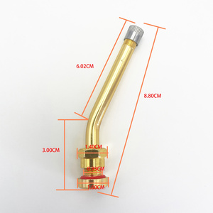 tire valve V3-20-4 clamp-in brass truck  metal valve  Tubeless Tyre Valve Extension for Truck