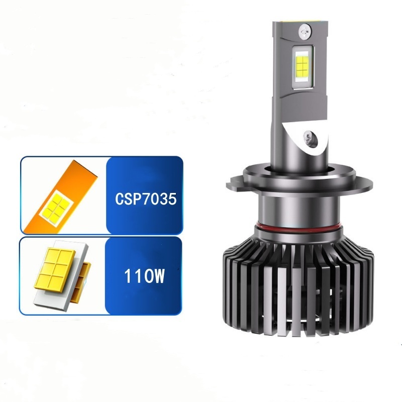 2024 High Power 110W 15000LM Led Car Light H7 Auto Led Light H4 H11 9005 9006 Led Xenon Light 12V Led Car Headlight Bulb