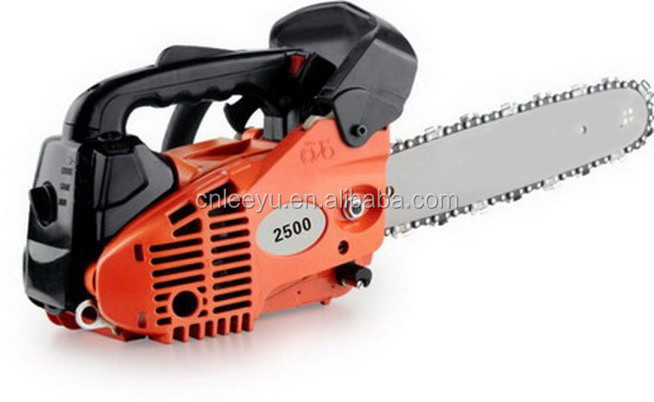 Single Cylinder Wholesale Gasoline 2500-4 Engine Cheap Petrol Chainsaw 25.4cc hot sale gasoline chainsaw