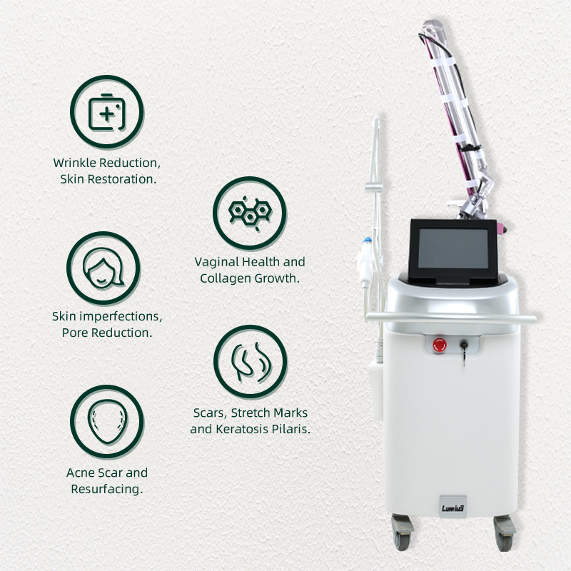 OEM ODM 10600nm Fractional Co2 Laser Fotona 4d Vaginal Rejuvenation Machines Erbium Yag Laser 2940 Co2 Fractional Laser Machine