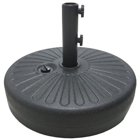 Uplion Top Sale 23L Water Filled Plastic Round Patio Umbrella Base Garden Parasol Umbrella Stand