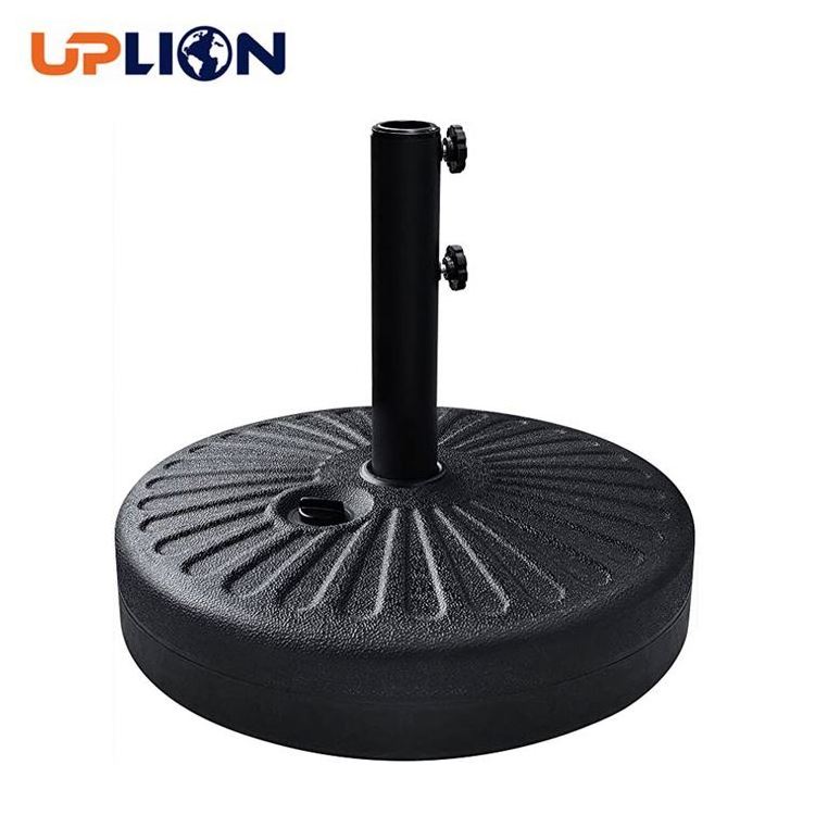 Uplion Top Sale 23L Water Filled Plastic Round Patio Umbrella Base Garden Parasol Umbrella Stand