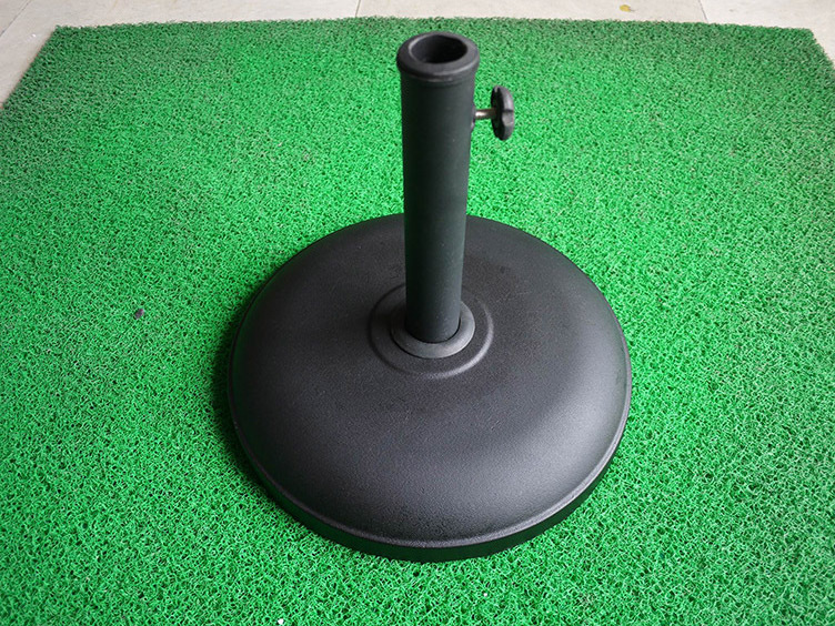 Outdoor Sun Shade Umbrella Stand Outdoor Central Umbrella Base 15kgs Steel Tube Concrete Base