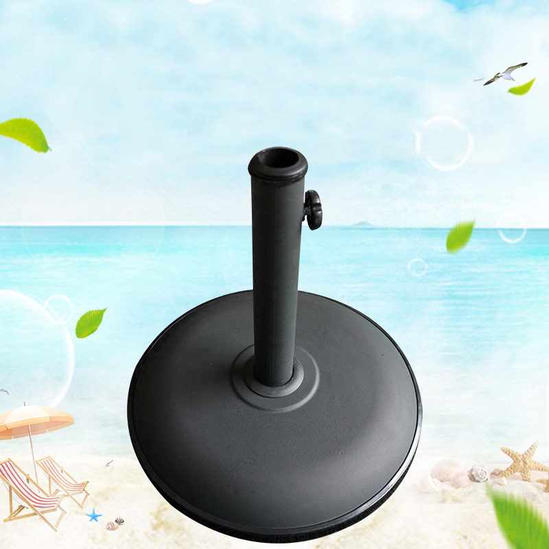 Outdoor Sun Shade Umbrella Stand Outdoor Central Umbrella Base 15kgs Steel Tube Concrete Base