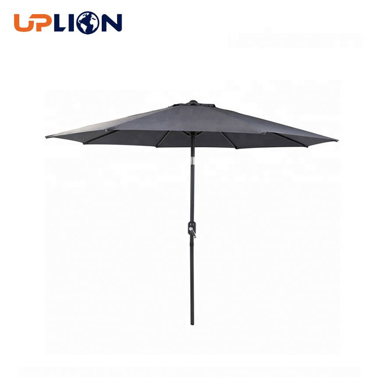 Uplion 10ft Hanging Patio Solar Umbrella Outside Market Parasol Cantilever Umbrella With Tilt For Garden, Backyard, Patio, Pool