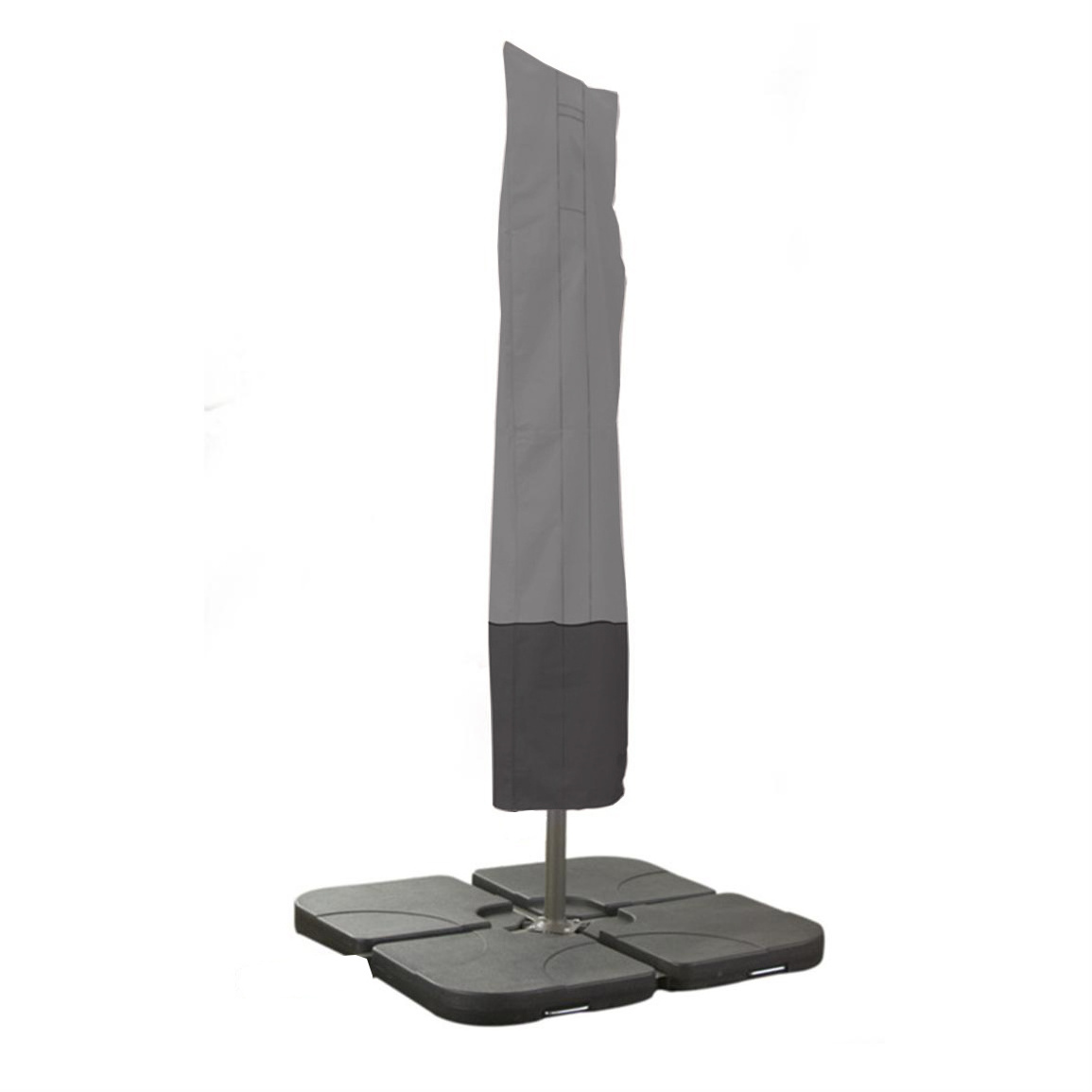 Uplion Cantilever Umbrella Base With Metal Connection Outdoor Patio Parasol Umbrella Stand