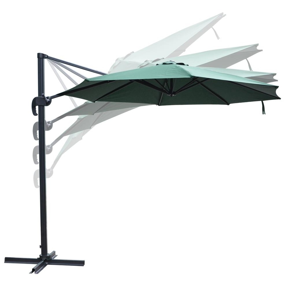 Uplion 10Ft High Quality Durable Outdoor Garden Parasol Market Aluminum Umbrella Heavy Duty Rome Umbrella