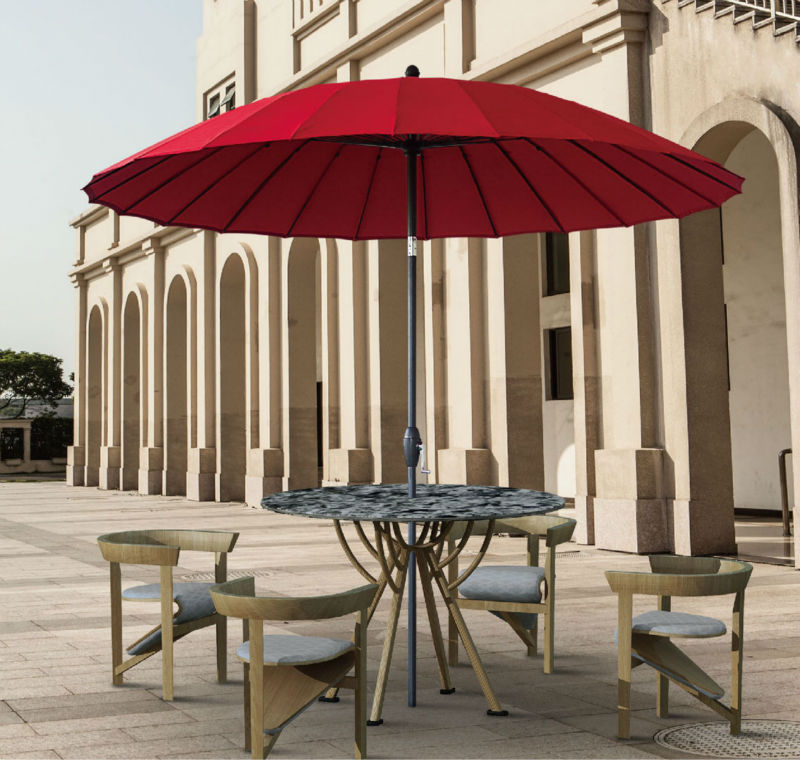 Uplion Wholesale Outdoor Garden Round Centre Pole Umbrella Parasol Table With Umbrella