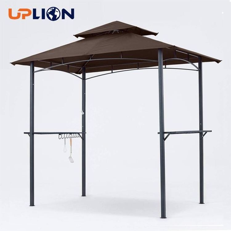 Uplion 8x5FT Outdoor Patio Shelter Canopy Tent Folding Barbecue Tent Pavilion BBQ Grill Gazebo