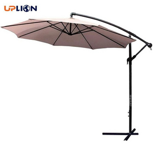 Uplion 3M Parasol De Jardin Piscina Playa Terraza Sombrilla Con Manivela Proteccion Solar Uv Outdoor Patio Umbrella