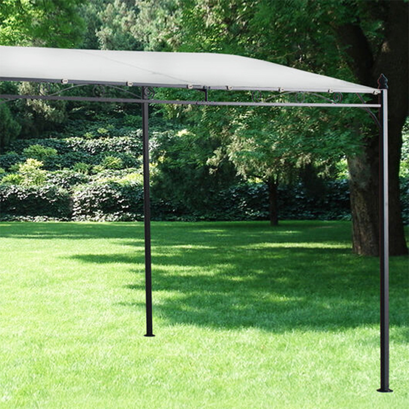 Uplion Small metal Gazebo Canopy Tent Instant Shelter Outdoor Sun Shade for Patio, Backyard, Garden, BBQ Grill