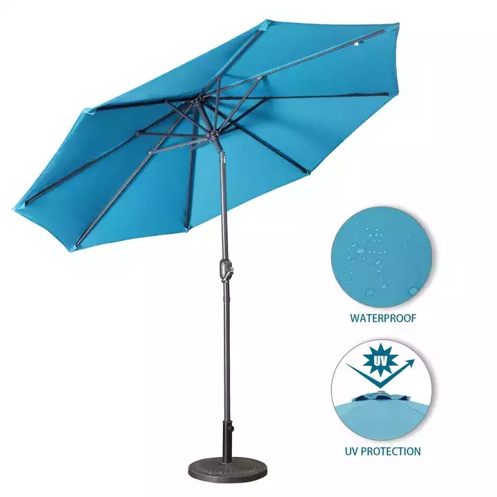 Uplion 9FT Factory Garden Market Table Umbrella Outdoor Beach Sun Umbrella Patio Umbrellas