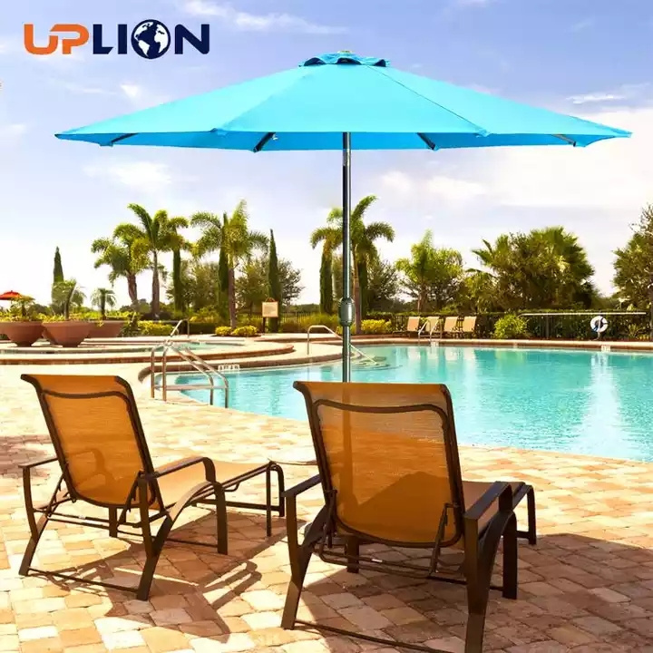 Uplion 9FT Factory Garden Market Table Umbrella Outdoor Beach Sun Umbrella Patio Umbrellas