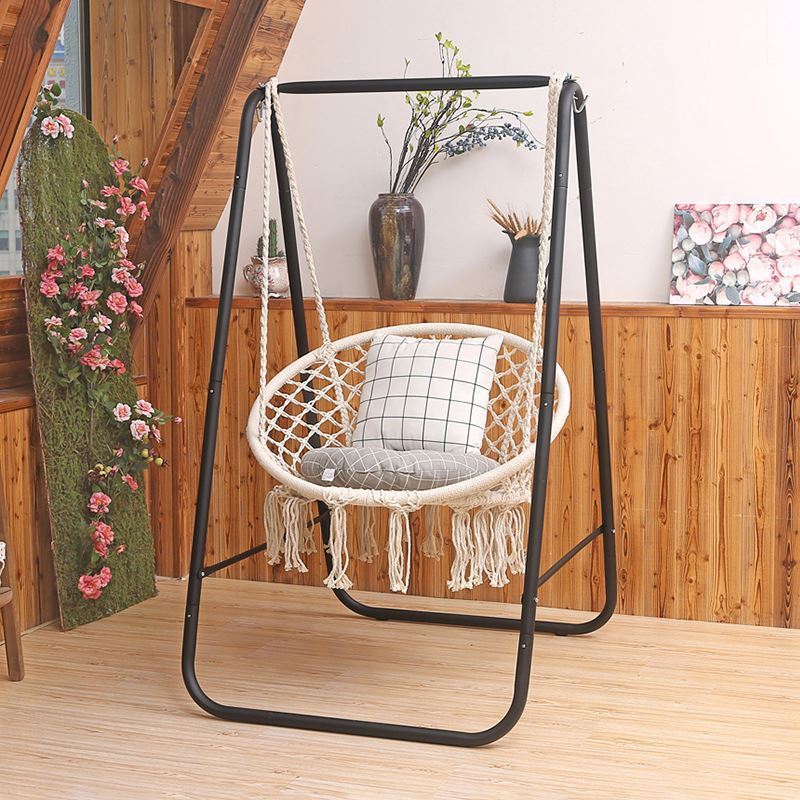 Uplion Outdoor Indoor Portable Steel Hammock Chair Hanging Hammock Swing Chair With Stand