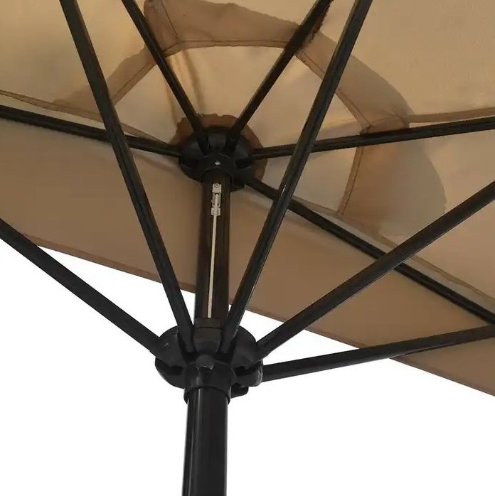 Uplion Sun Shade Outdoor Half Round Patio parasol Garden Bistro Wall Balcony Umbrella