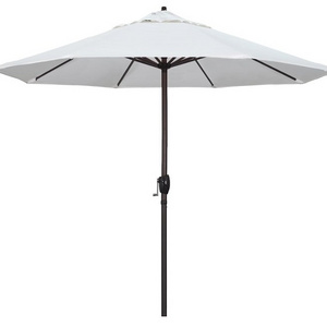 Uplion 2M Patio Umbrella Steel Pole Outdoor Parasol Sun Metal Outdoor Beach Protection Shade Portable  Parasol Umbrella