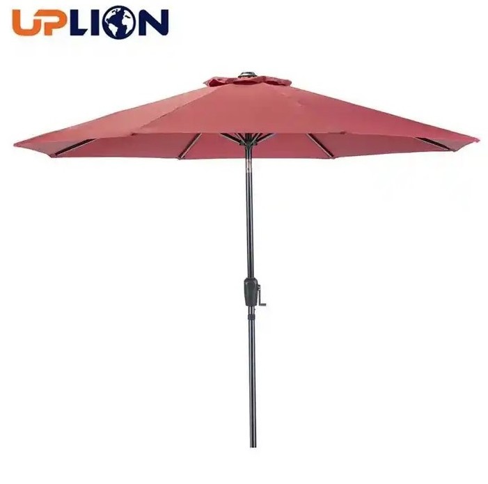 Uplion Round Outdoor 6K Umbrella Garden Market Umbrella With Tile Patio Parasol Umbrella