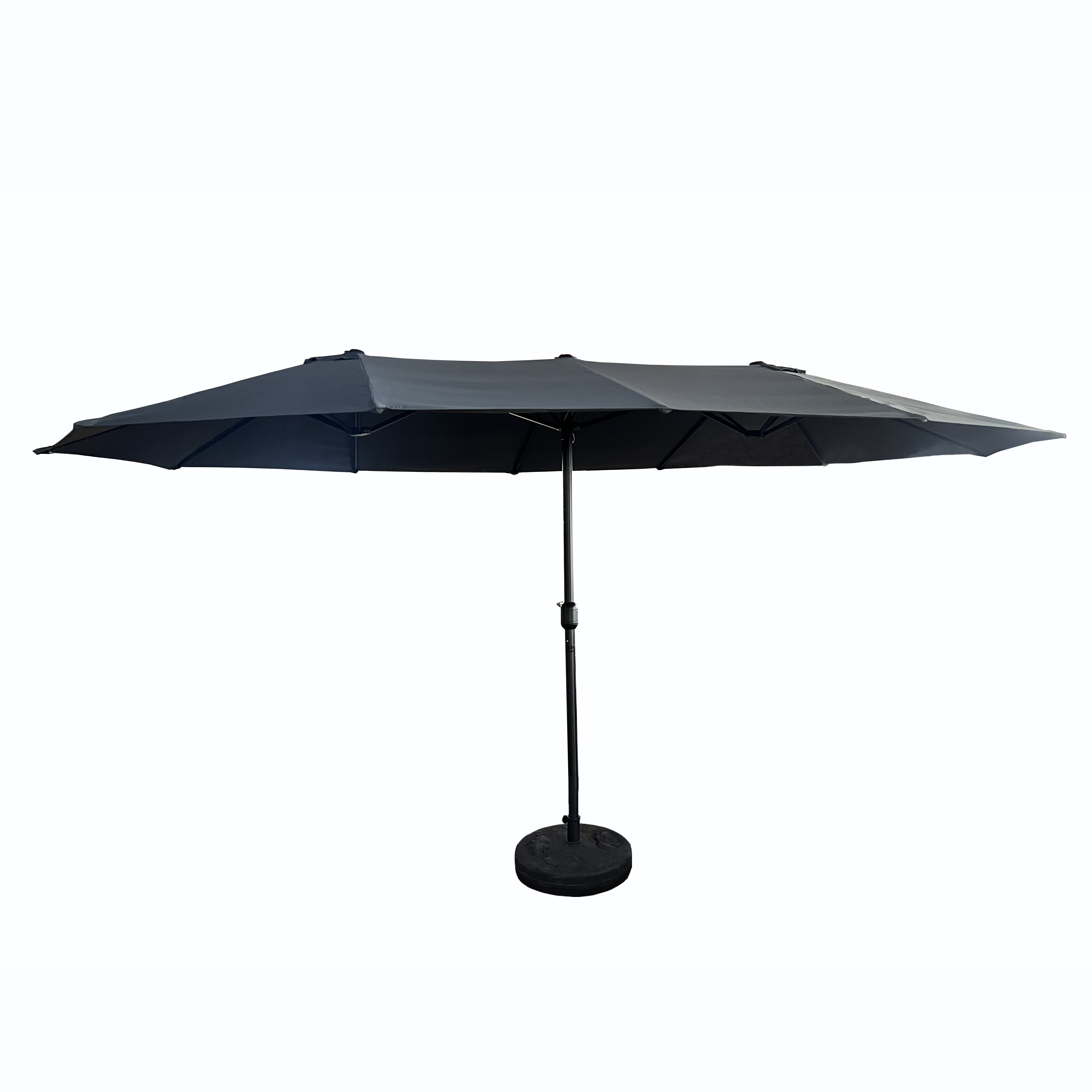 Uplion 15ft Double-Sided Patio Umbrella Large Size Outdoor Table Parasol Umbrella